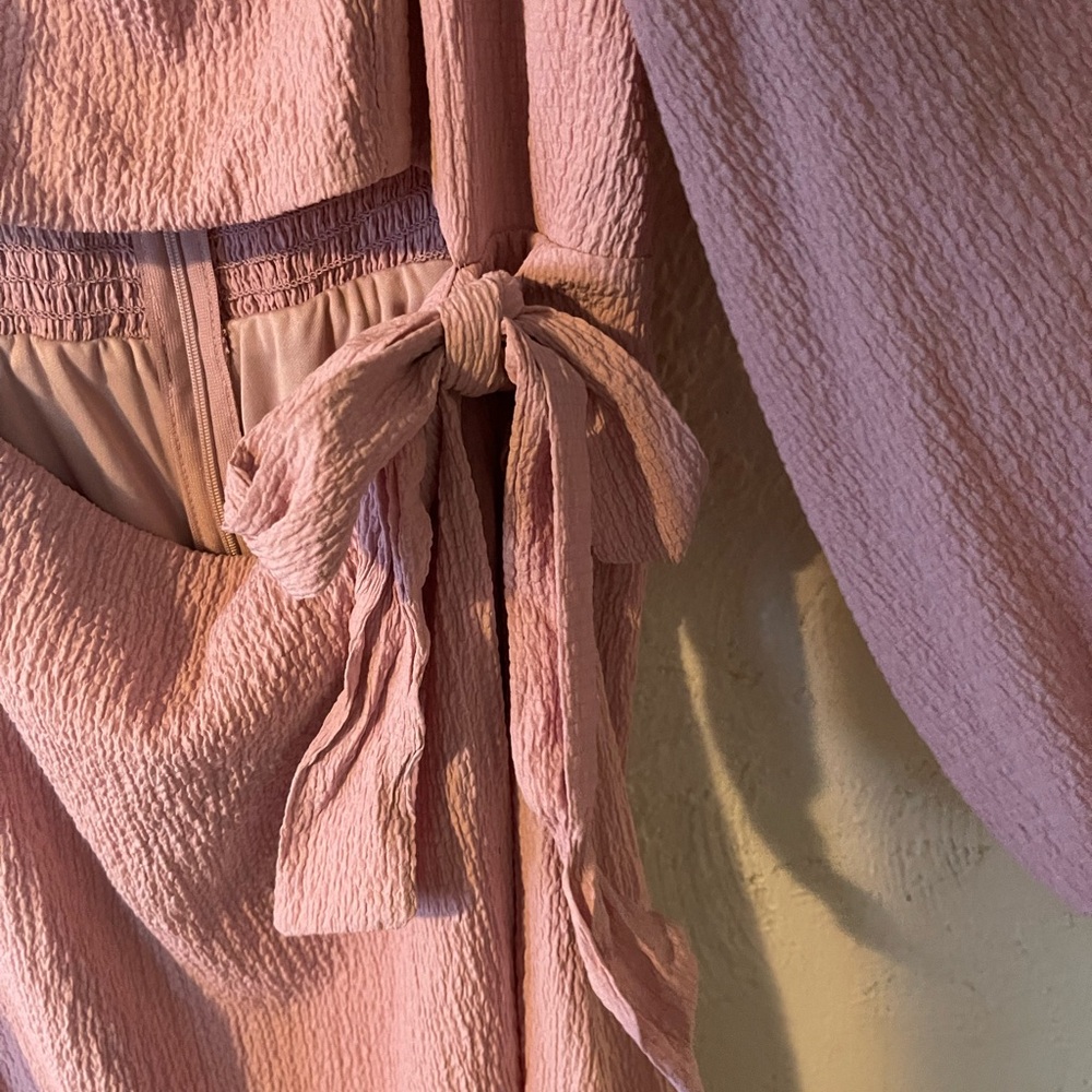 ASTR Cut Out Wrap Dress With Slit - Picture 6 of 8